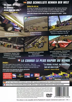 IndyCar Series featuring The Indianapolis 500 box cover back